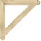 Ekena Millwork Traditional Arts & Crafts Rough Sawn Bracket, Douglas Fir, 4"W x 32"D x 32"H BKT04X32X32TRA03RDF - alternate 2